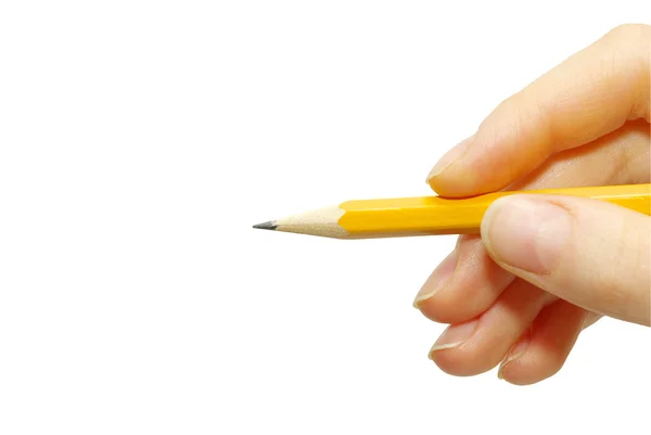 Μολύβι στο χέρι — Φωτογραφία Αρχείου