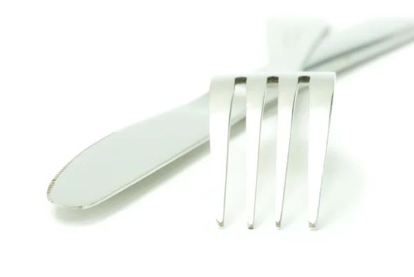 Tenedor con cuchara —  Fotos de Stock