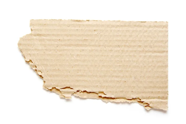 Pedaço de papelão — Fotografia de Stock