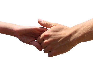 Hand in a hand clipart