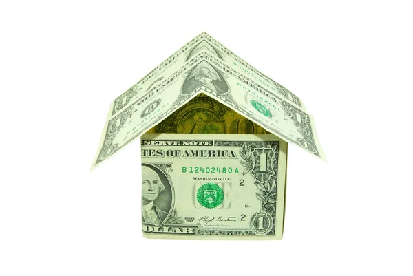 Dinero casa —  Fotos de Stock