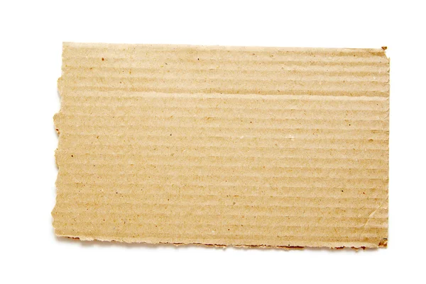 Piece cardboard — Stock Photo, Image