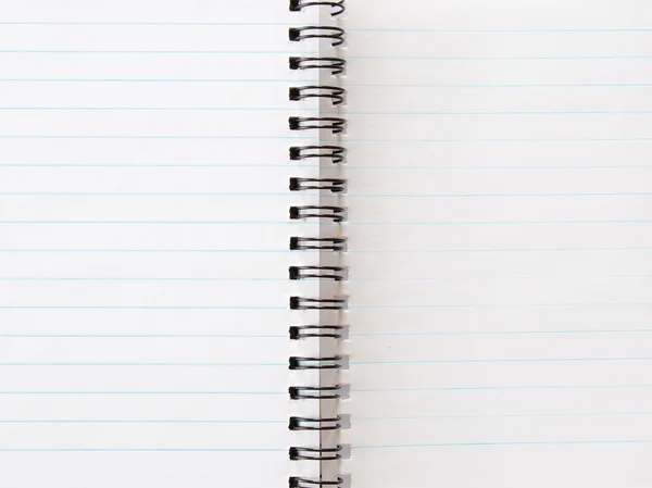 Pustego notatnika — Zdjęcie stockowe