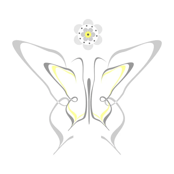 Fjäril — Stock vektor