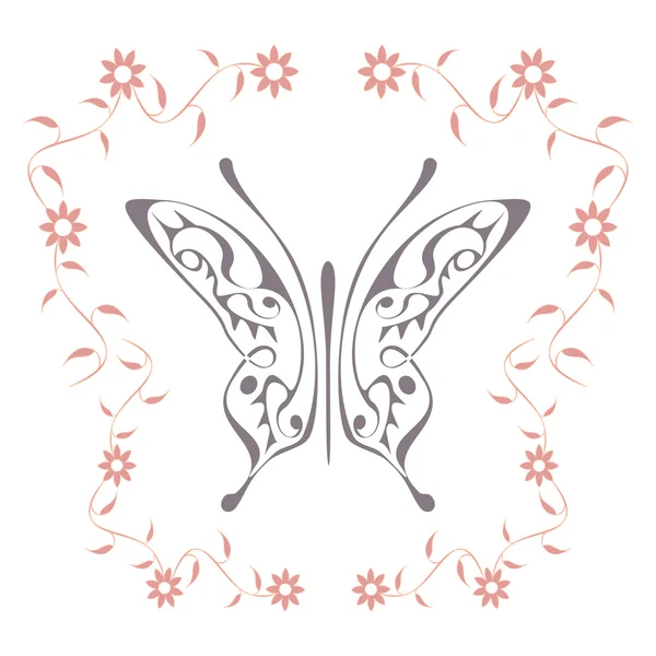Метелик шаблон — стоковий вектор