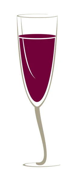 Бокал вина — стоковый вектор