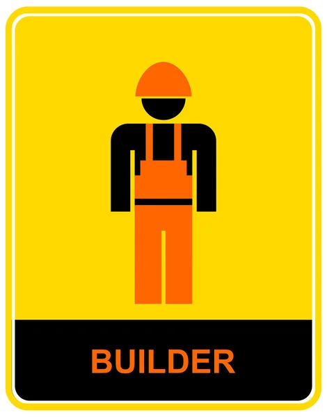 Bob Builder - işareti — Stok Vektör
