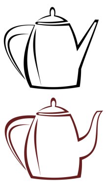 Kettle, teapot clipart