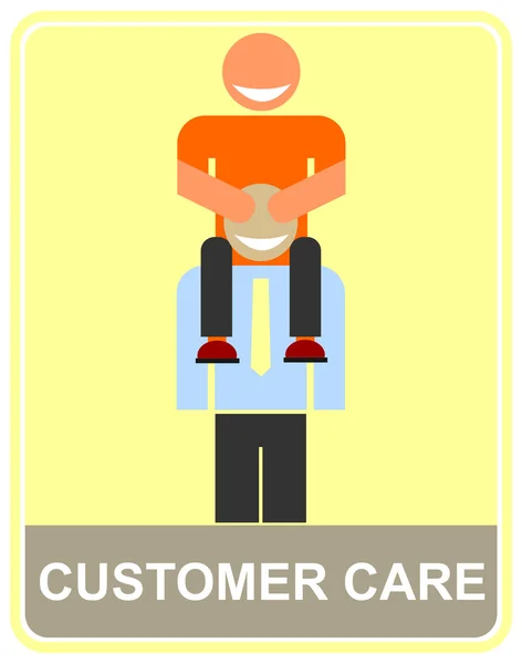 Customer care - icon — Stock Vector