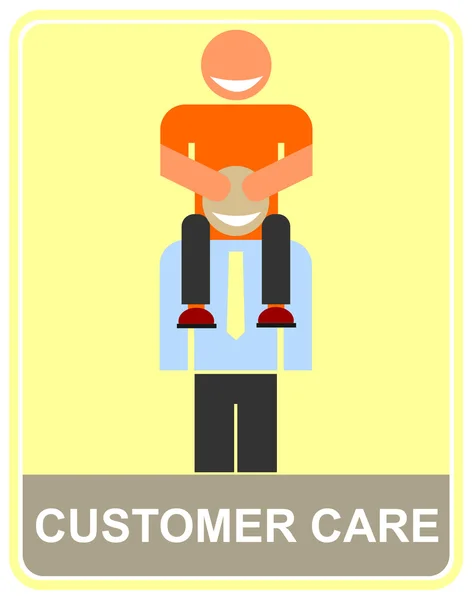 stock vector Customer care - icon