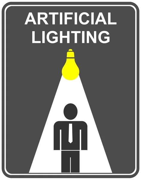 Artificial lighting — Stock Vector