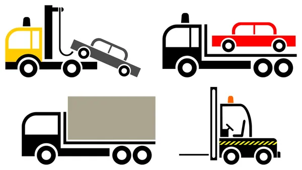 Vrachtwagens — Stockvector