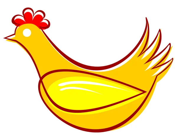 Chicken, hen — Stock Vector