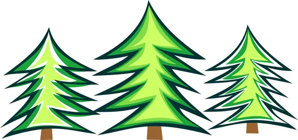 stock vector Christmas tree - fir