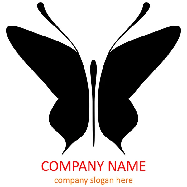 Logotype - papillon — Image vectorielle