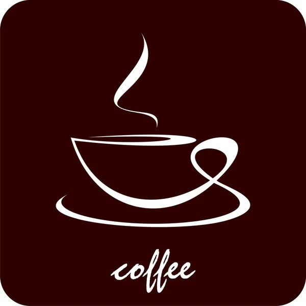 Kopp kaffe — Stock vektor