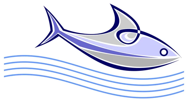 Peixes marinhos — Vetor de Stock