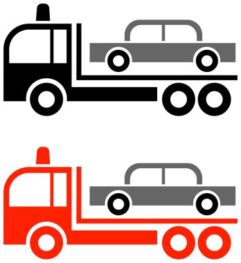 Tow truck clipart