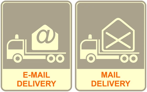 Mail delivery — Stock Vector