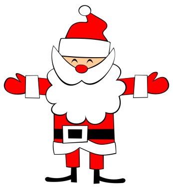 Jolly Santa clipart