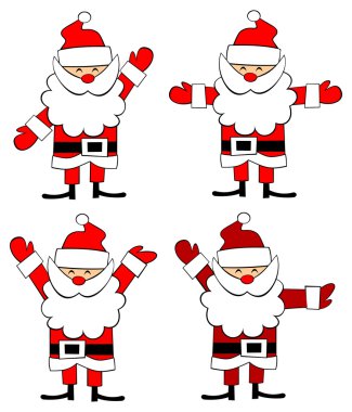 Jolly Santa clipart