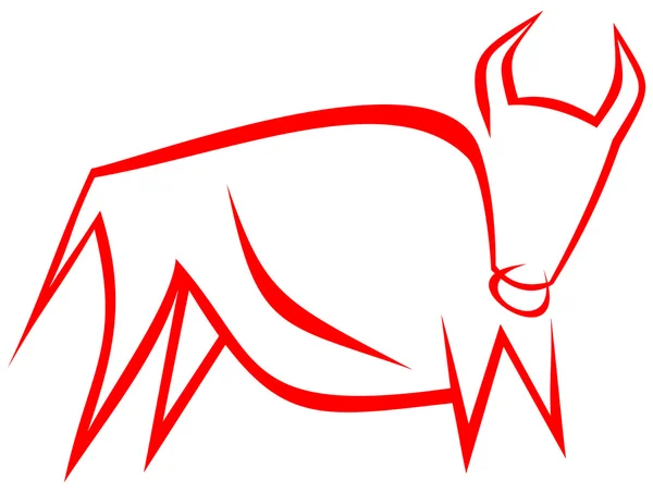 Bull — Stock Vector