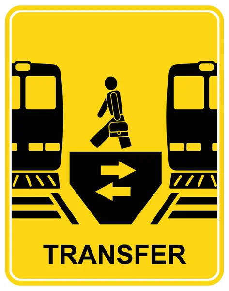 Transfer - vector teken — Stockvector