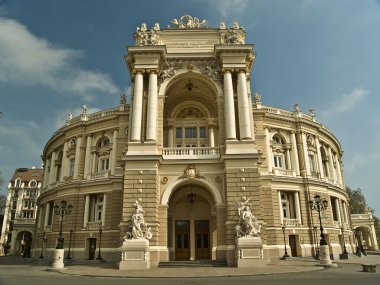 opera Tiyatrosu nda Odessa Ukrayna Bina