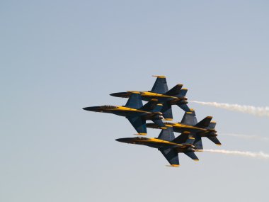 Blue Angels squadron air-show clipart