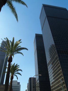 Los Angeles skyscrapers clipart