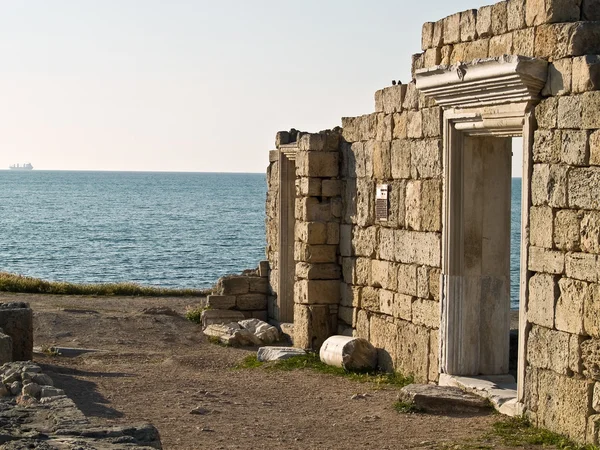 Harap antik Yunan duvar Tapınağı — Stok fotoğraf