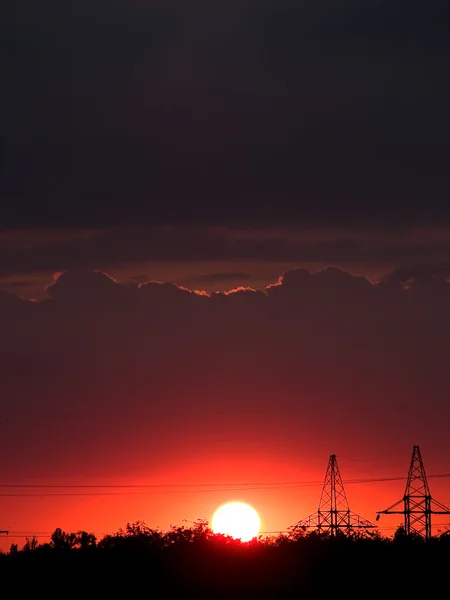 stock image Red sunset