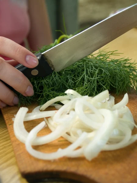 stock image Salad cooking