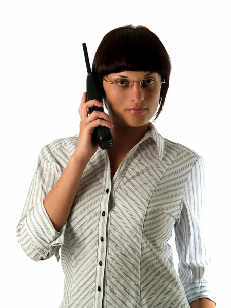 Lady from support service — Stock Photo, Image