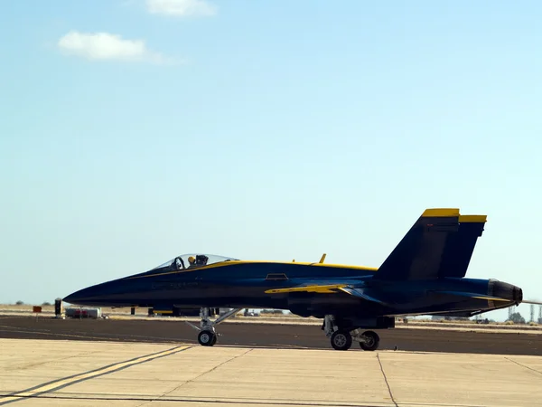 Blue angel taxiing — Stock Photo, Image
