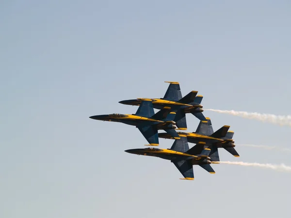 Блакитні ангели Ескадрилья повітря-шоу — стокове фото