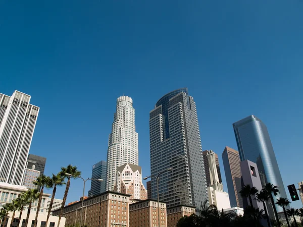 洛杉矶的摩天大楼 — 图库照片