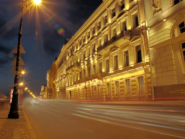 San Petersburgo por la noche HDR — Foto de Stock