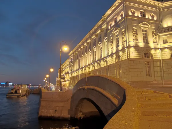 Αγία Πετρούπολη το βράδυ hdr — Φωτογραφία Αρχείου