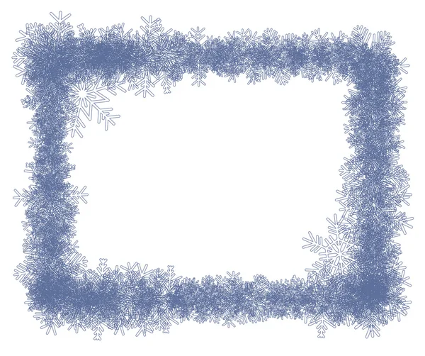 Зимняя рамка — стоковый вектор