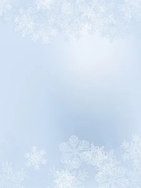 Winter Frame — Stock Vector