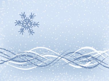 Simple Winter Background clipart