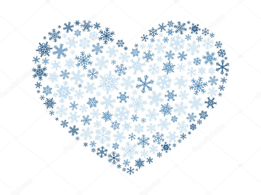 Snowflake heart