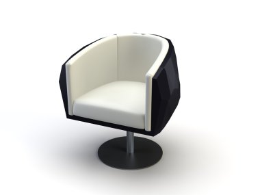 3 d rendering modern armchair 