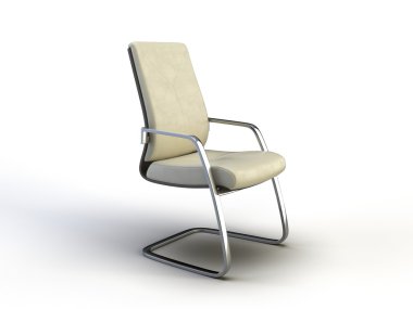 3 d image of a modern chair 