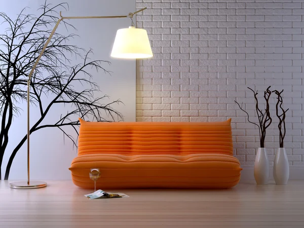 Modernes Interieur Mit Sofa — Stockfoto