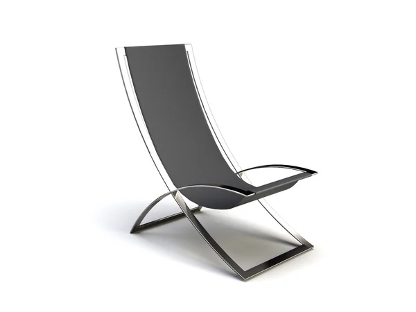 Modern Fotel Elszigetelt Fehér — Stock Fotó