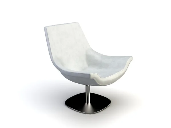 Modern Chair Isolated White Background Illustration — Stok fotoğraf