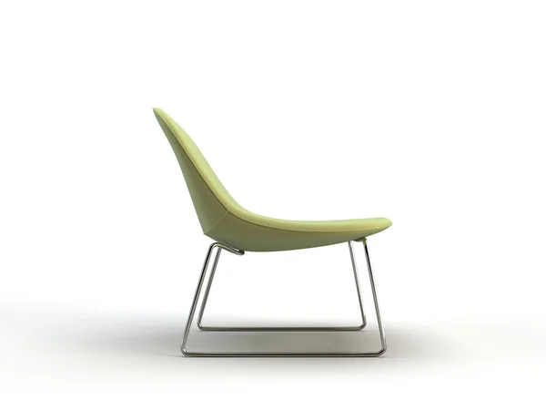 白い背景に隔離された現代椅子 Dレンダリング — ストック写真