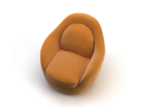 Beyaz Arka Planda Modern Sandalye — Stok fotoğraf